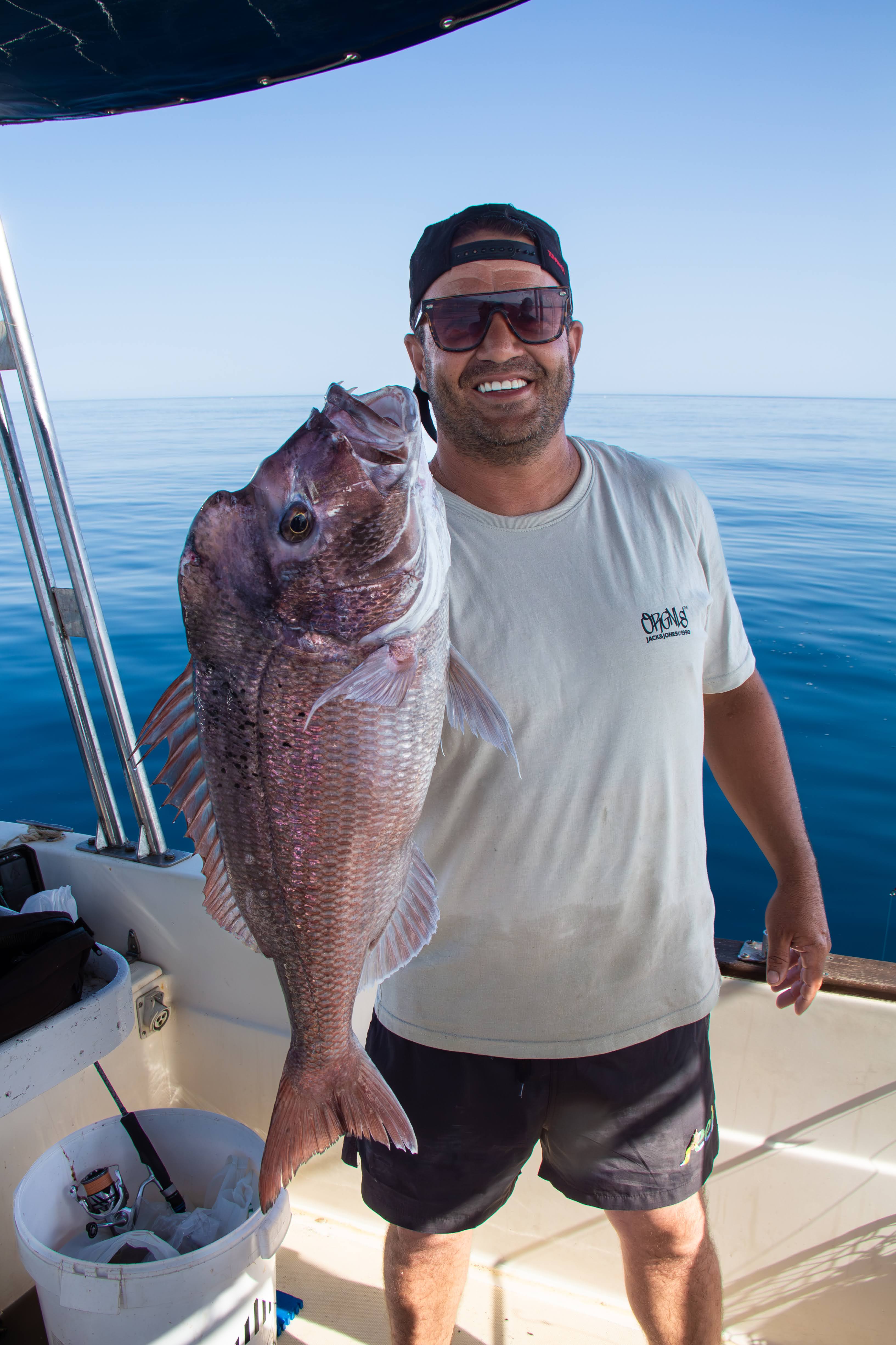 Pesca de pargo en el Mediterráneo